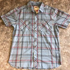 NWT Levi’s Short Sleeve Button-Down, Men’s Size L